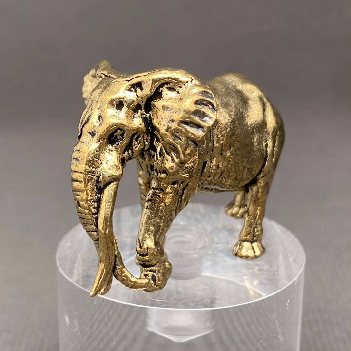 Brass Mammoth Elephant Desktop Ornament