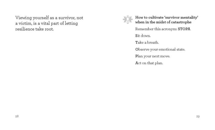 The Little Book of Resilience a soulful self-help paperback for mindful coastal living