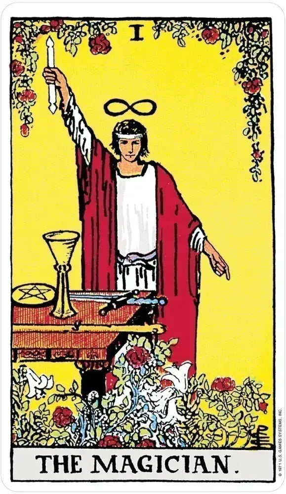Miniature Rider-Waite Tarot deck with 78 cards perfect for pocket-sized readings