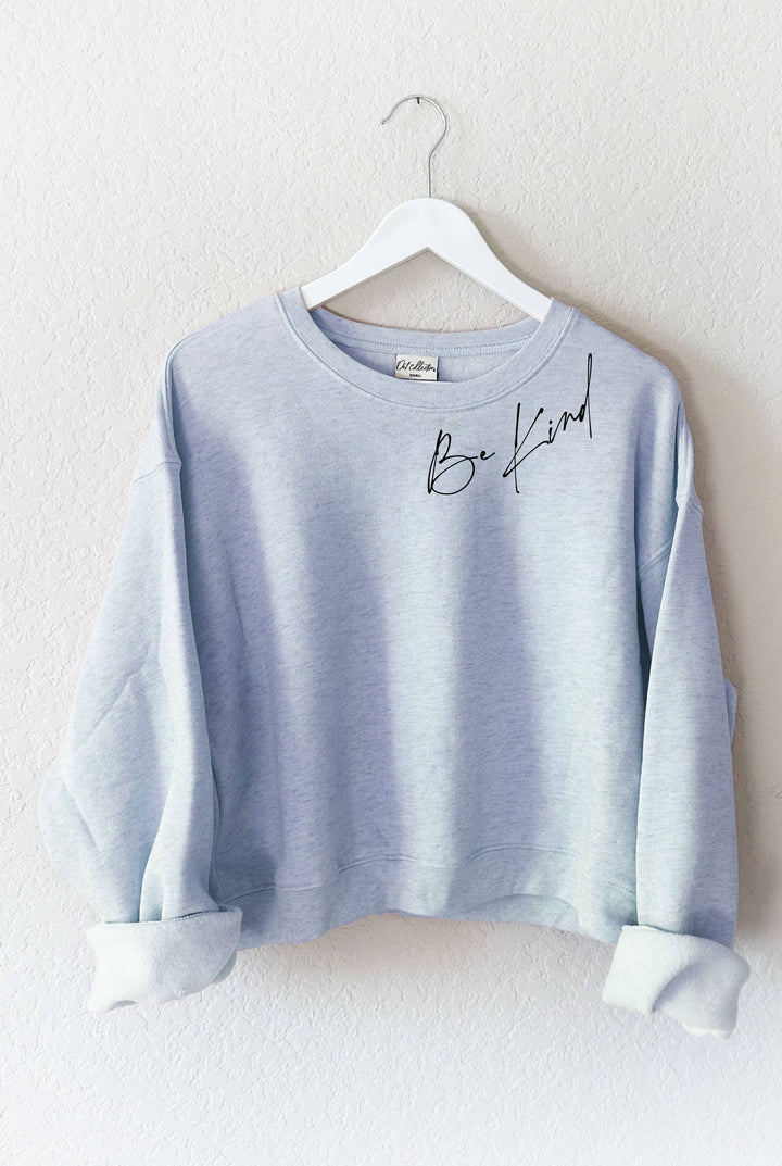 BE KIND Mid Graphic Sweatshirt from Anchored Soul coastal hippie boutique Rhode Island