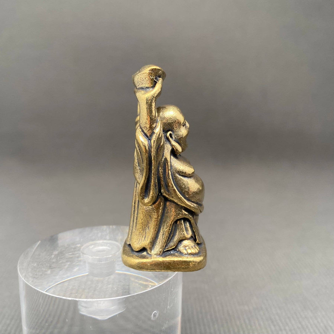 Brass Maitreya Buddha Decoration Ornament