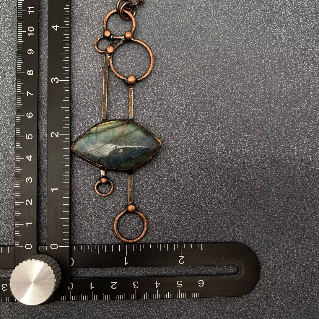 Vintage Labradorite Pendant Necklace
