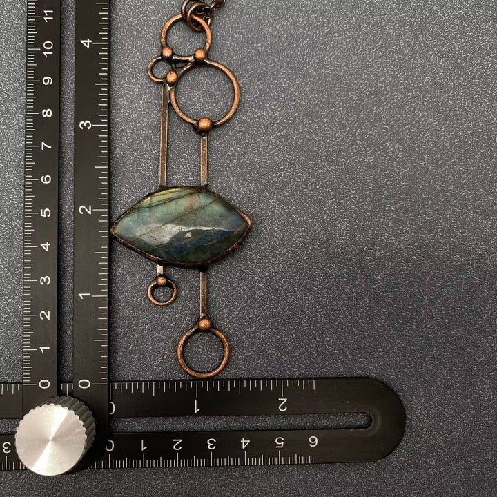 Vintage Labradorite Pendant Necklace