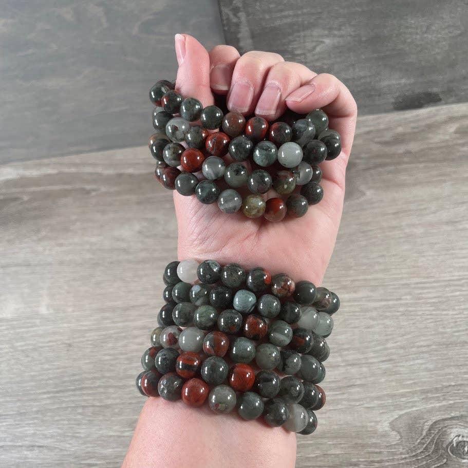 Gemstone Beaded Bracelets 10mm – Crystal Healing Jewelry