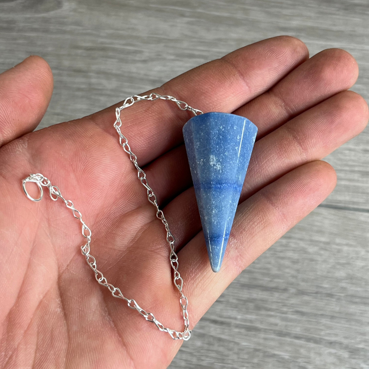 Natural gemstone pendulums for divination and healing crystal rituals at Anchored Soul