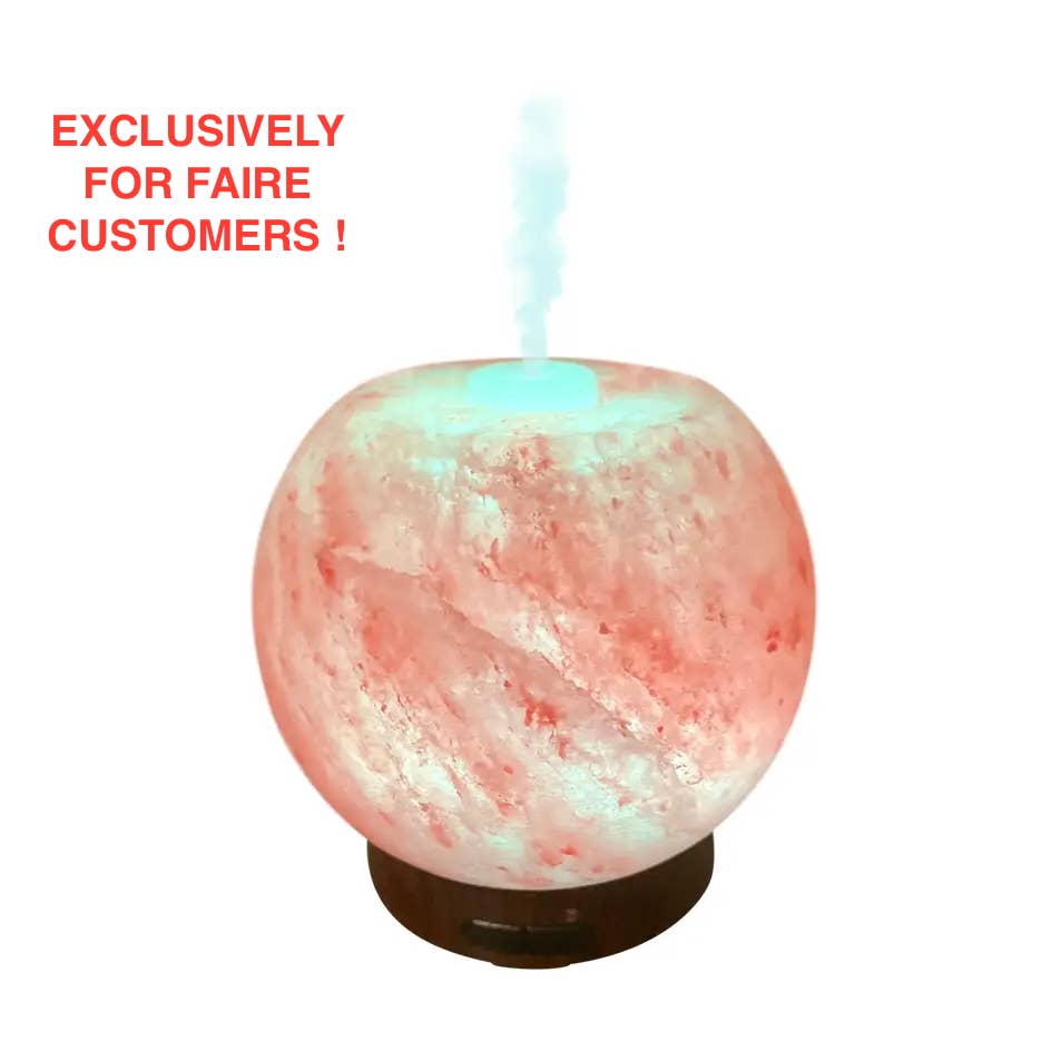 Salt Bowl Essential Oil Diffuser handcrafted for coastal hippie wellness and soulful living