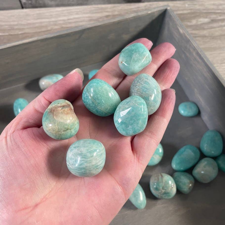 Amazonite Tumbled Healing Crystals