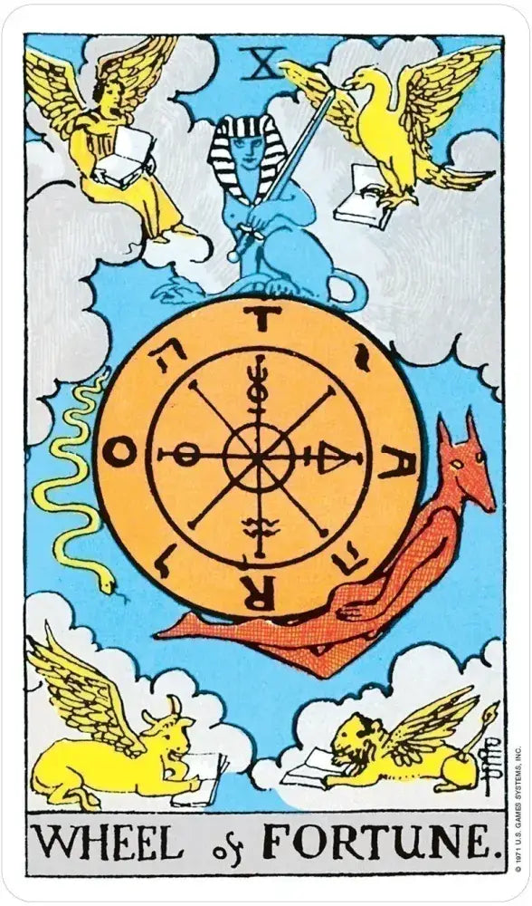 Rider-Waite Tarot Deck with original hand drawn titles, 78 classic cards