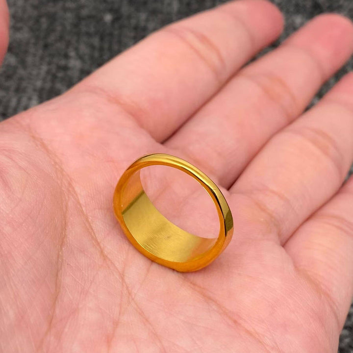 Opal 18K Gold Plated SS ring