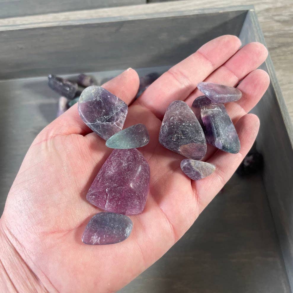 Tumbled Fluorite Healing Crystals