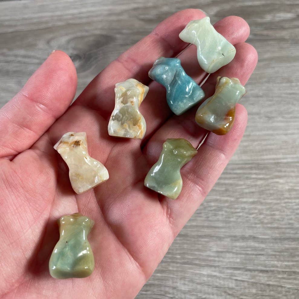 Small Gemstone Goddess Figurines