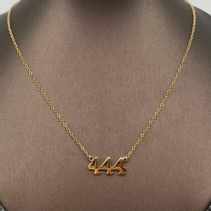 Lucky Angel Numbers 111-999 | Pendant Necklace – 18K Gold Plated