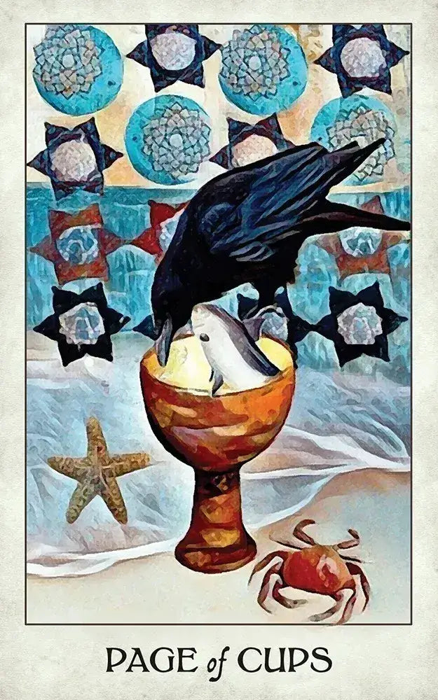 Crow Tarot 78-card deck by Margaux Jones inspired by Rider-Waite symbolism
