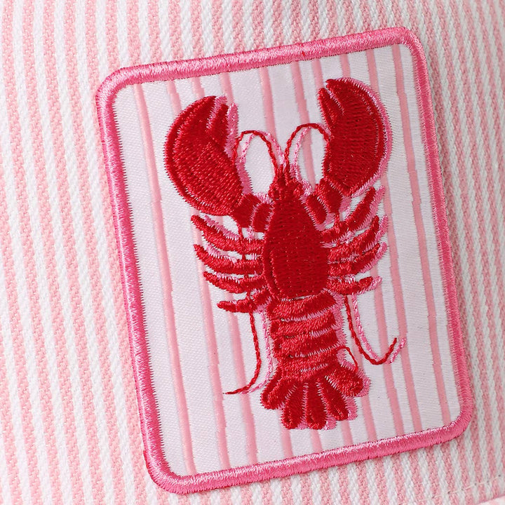 Lobster Embroidered Patch Trucker Hat