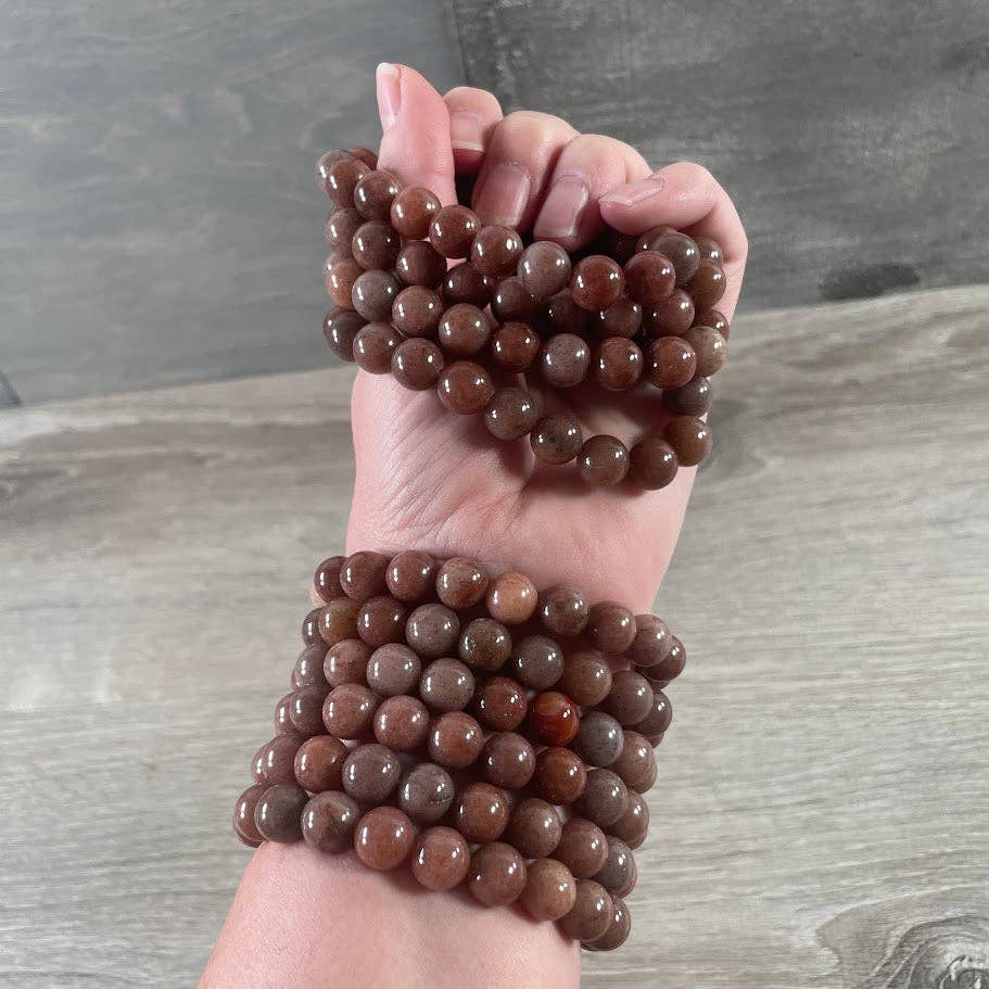 Gemstone Beaded Bracelets 10mm – Crystal Healing Jewelry