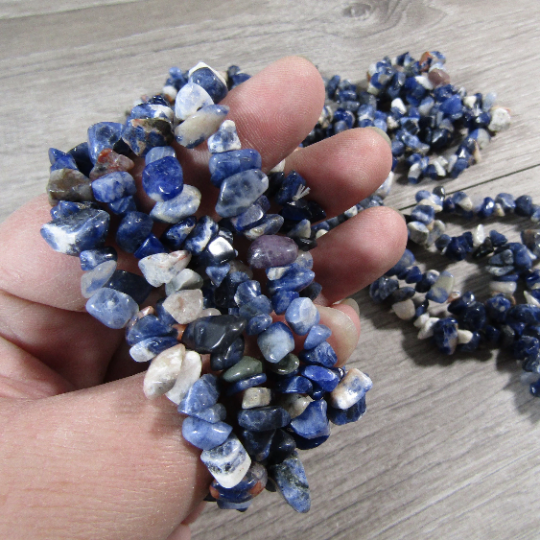 Healing Crystal Chip Bracelets with amethyst and rose quartz for coastal boho style