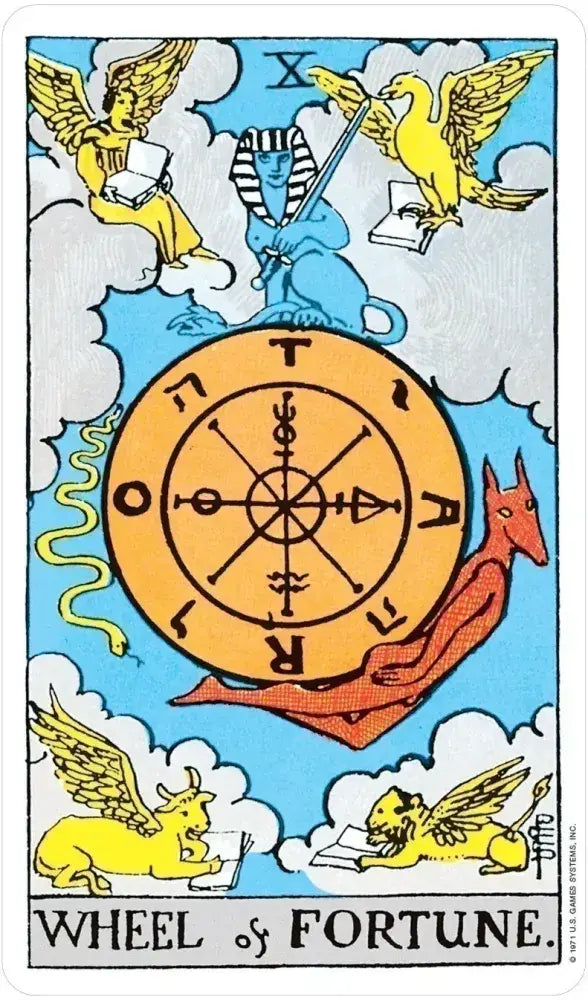 Miniature Rider-Waite Tarot 78-card pocket deck for intuitive coastal soul readings
