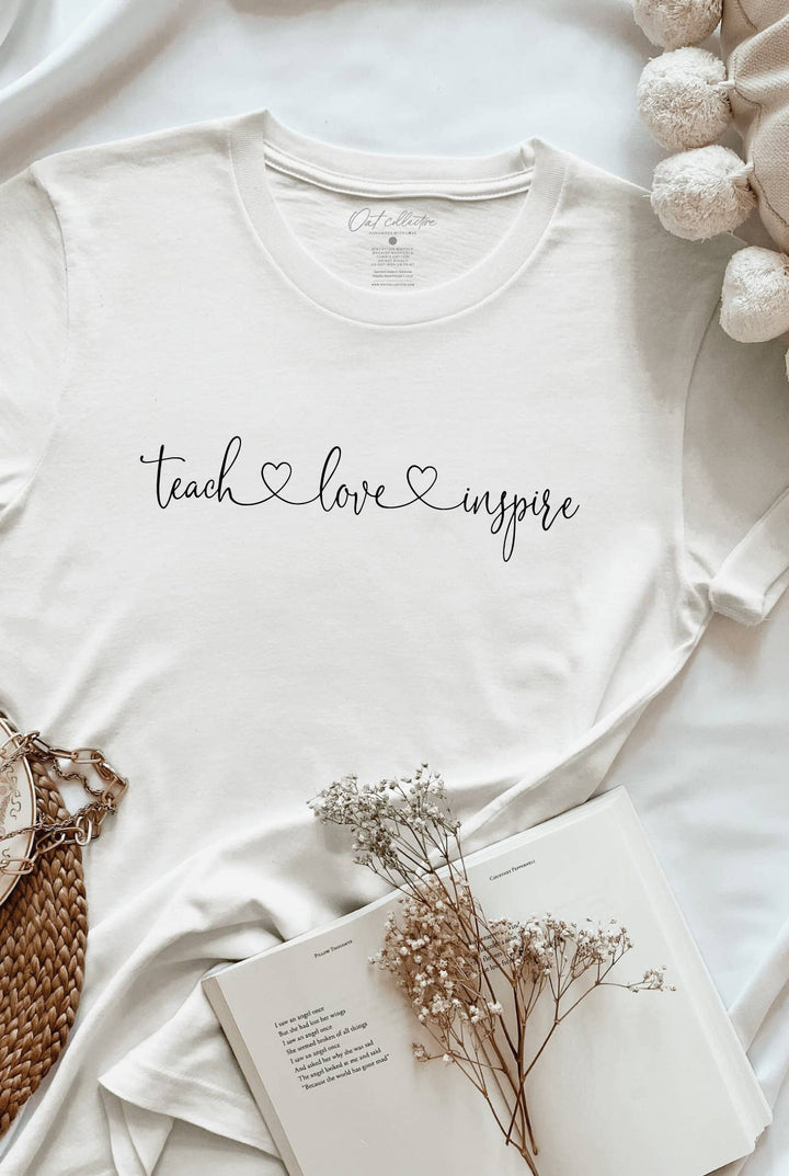 TEACH LOVE INSPIRE Graphic T-shirt