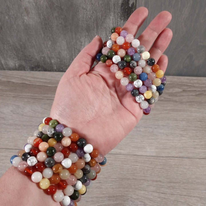 Healing Crystal Bracelets- 8mm Round