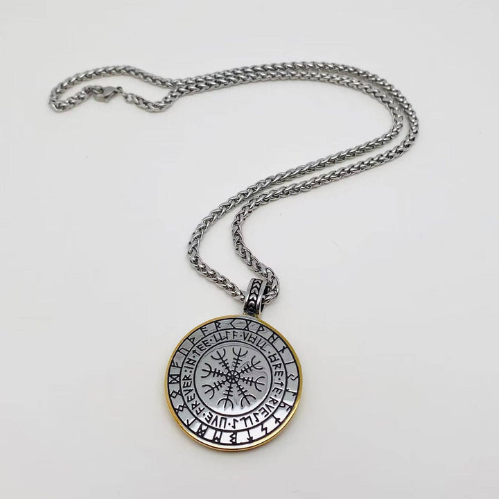 Snake Surround Tree of Life Charm Pendant Necklace - MJ/MNP