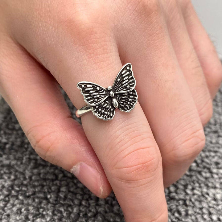 Vintage Butterfly Adjustable Ring
