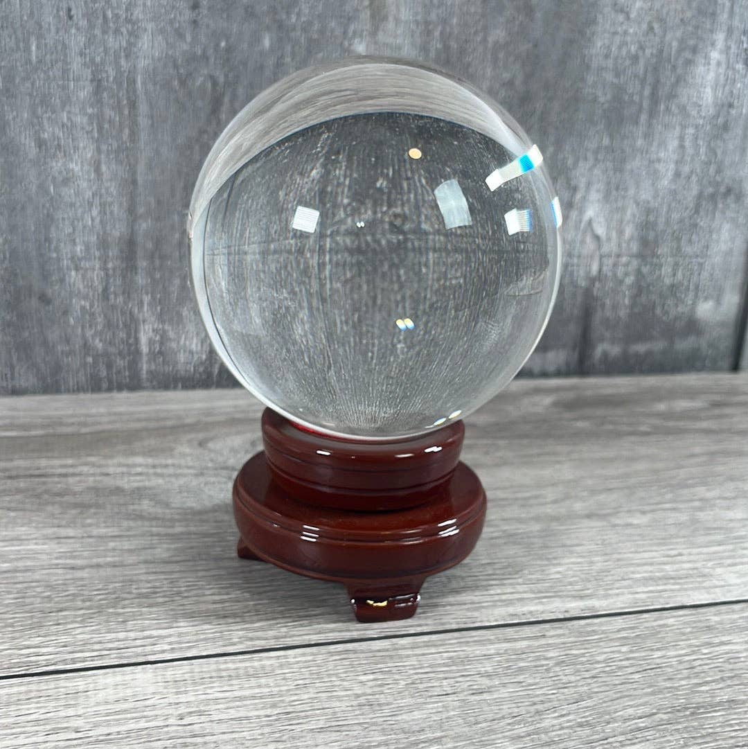 Luminous Glass Sphere for Scrying &amp; Meditation