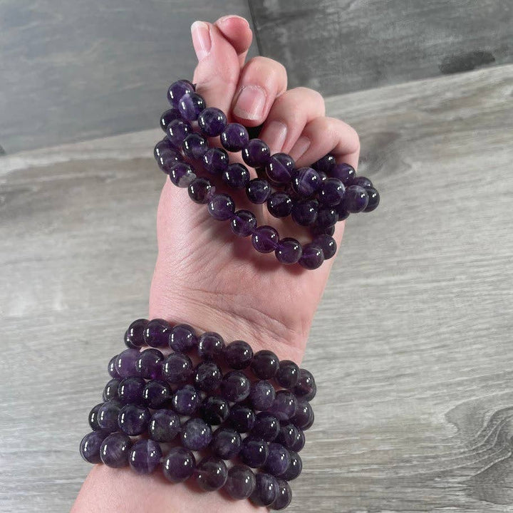 Gemstone Beaded Bracelets 10mm – Crystal Healing Jewelry