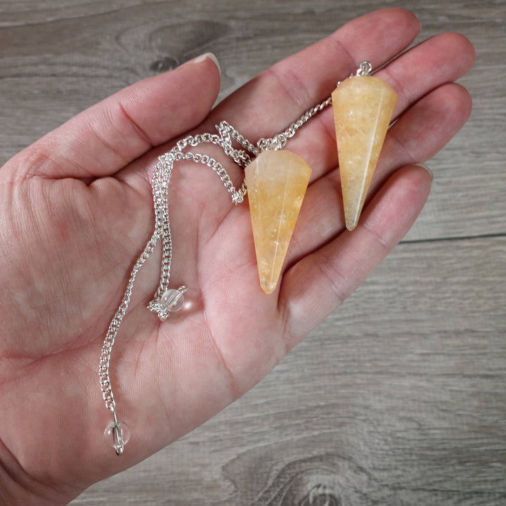 Green Aventurine Regular pendulum for heart chakra healing and intuitive divination work